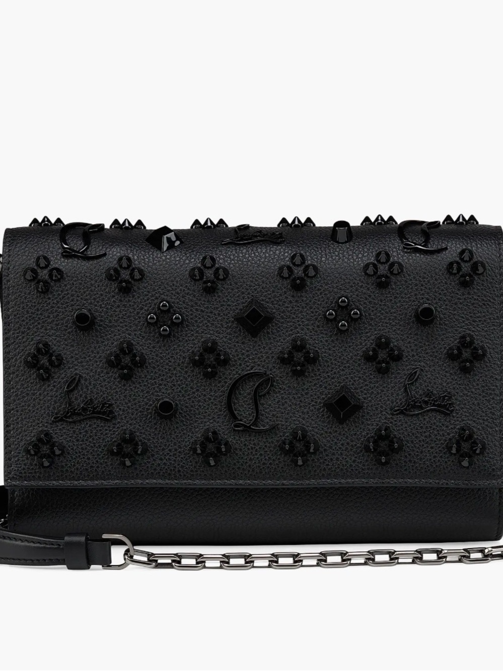 Christian Louboutin Paloma Leather Clutch